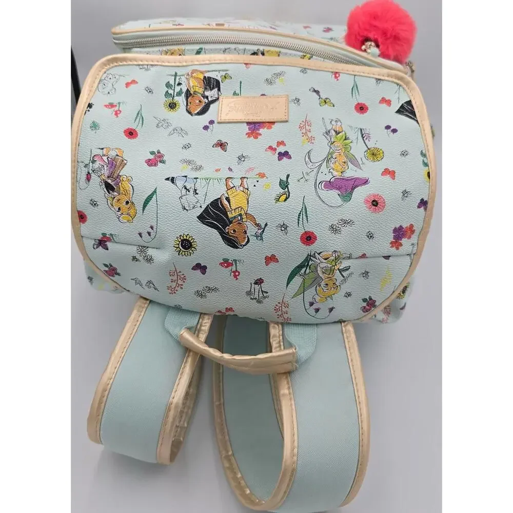 Disney Animators Collection Mint Green Princesses Backpack - Picture 7 of 9